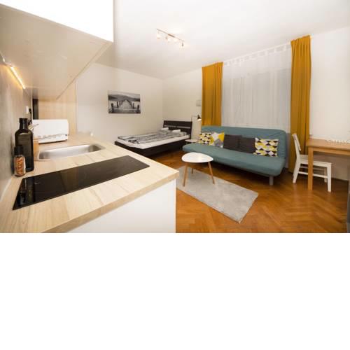 Fresh bright studio in Bratislava city centre