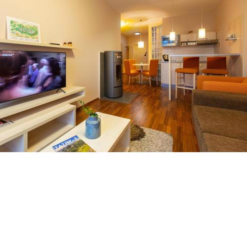 Súkromné apartmány v Crocuse s výhľadom na hory
